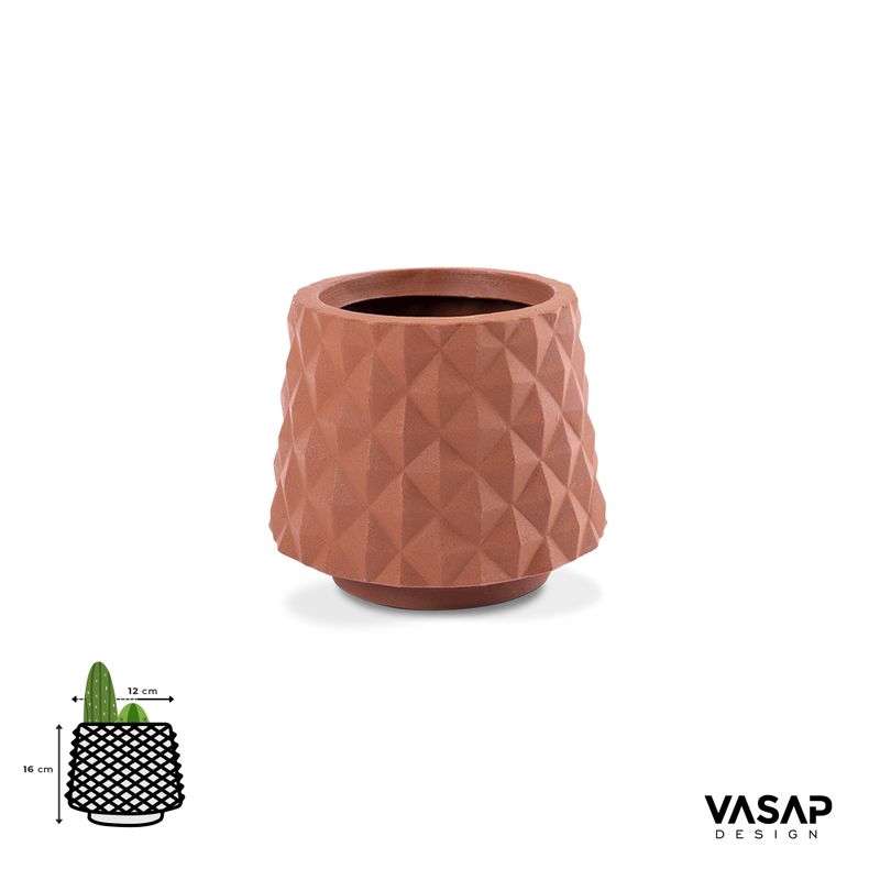 KIT DE 5 VASOS RECÔNCAVO TERRACOTA 6476