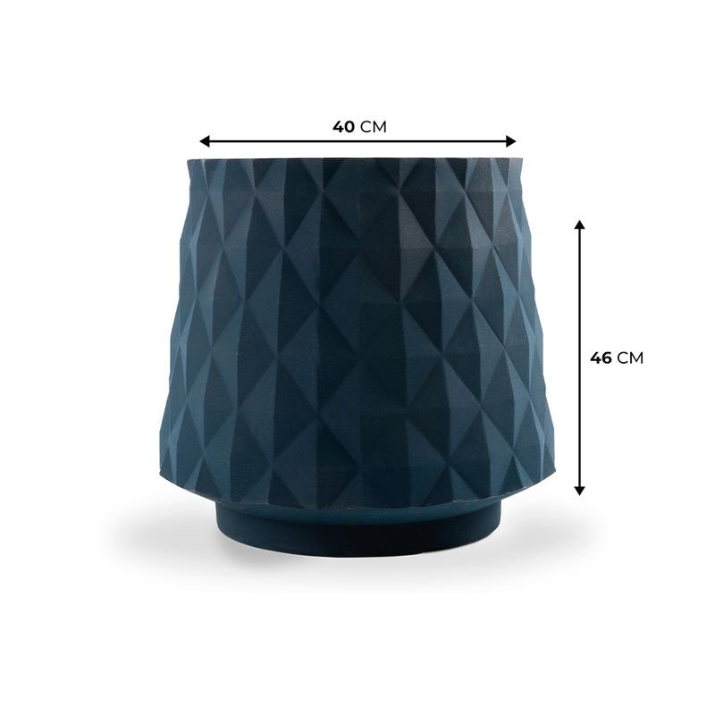 KIT DE 3 VASOS RECÔNCAVO AZUL MACAÚBA (30,38,46) 6497