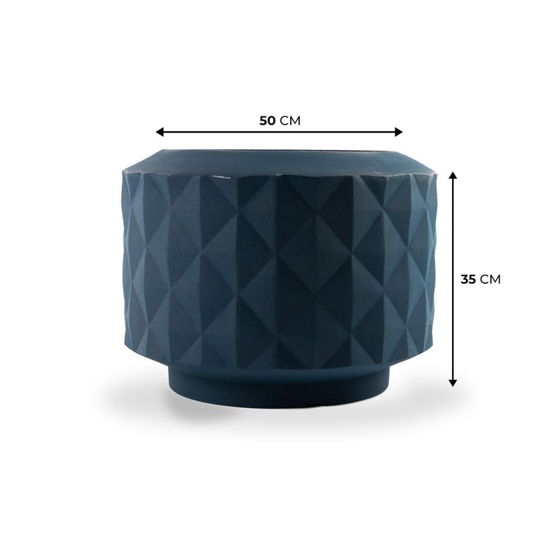 KIT DE 3 VASOS RECÔNCAVO AZUL MACAÚBA (30,38,46) 6498