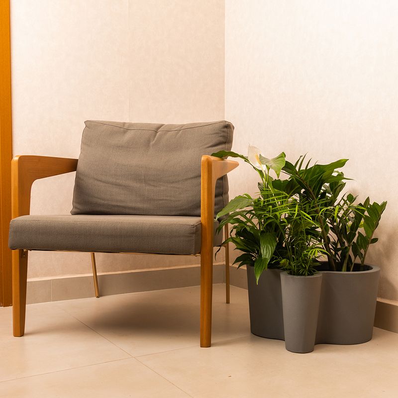 VASO ORGANIQUE 24 CINZA CLARO - OUTLET 1302