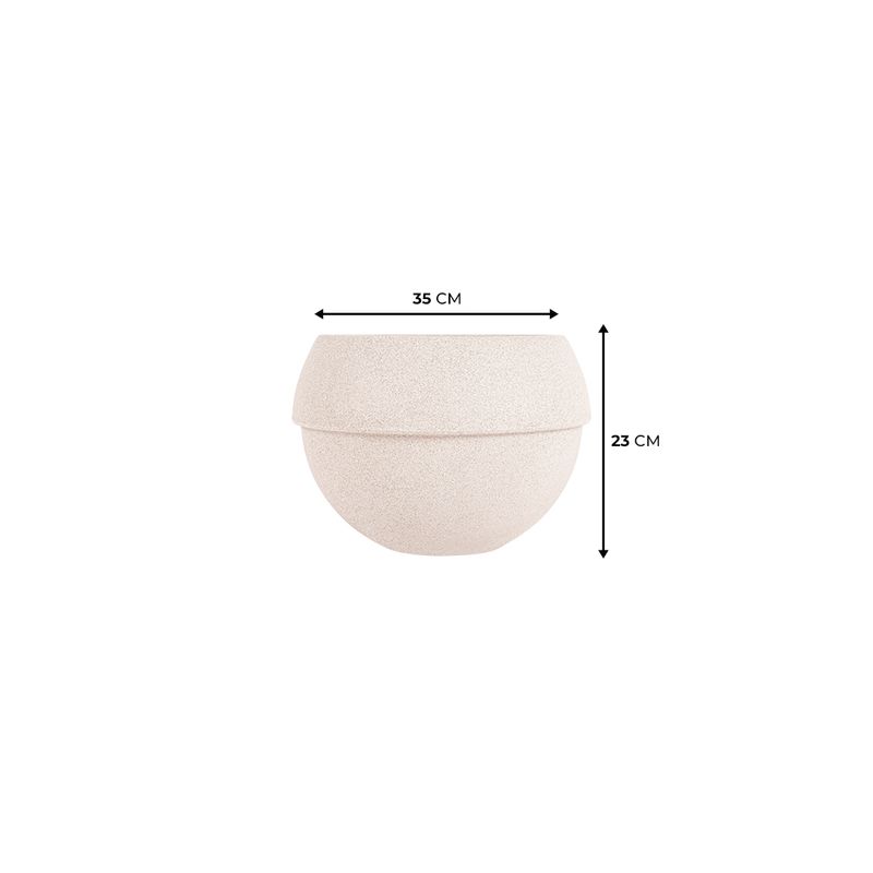 KIT DE 3 VASOS COSMOS BRANCO MÁRMORE COM SUPORTES 3703