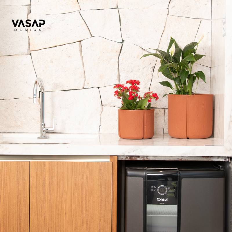 KIT DE 2 VASOS KARAJÁ TERRACOTA