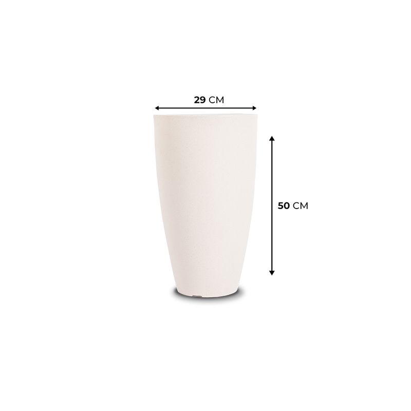 KIT DE 3 VASOS VIETNAMITA AREIA (48,50,70) 5062
