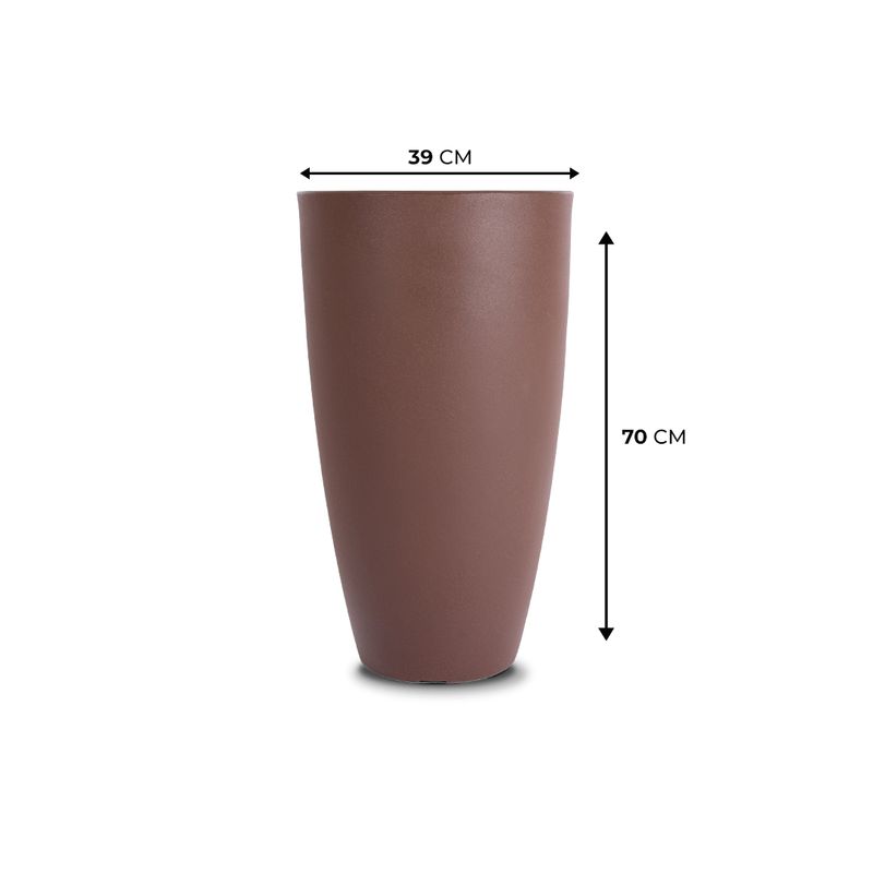 KIT DE 3 VASOS VIETNAMITAS ARGILA 5666