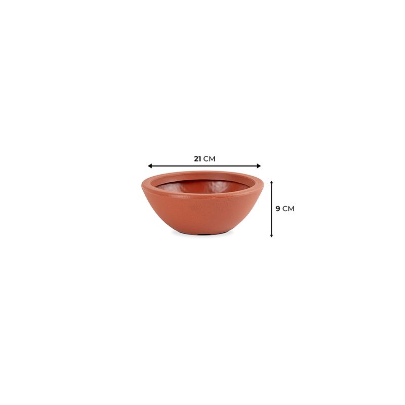 KIT DE 2 BACIAS PP TERRACOTA 5819