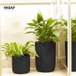 KIT DE 2 VASOS KARAJÁ PRETO ABSOLUTO