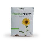 FERTILIZANTE ORGÂNICO SIMPLES ESTERCO DE AVES 5KG
