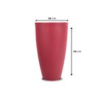 KIT DE 4 VASOS VIETNAMITA VERDES E VERMELHOS 2984
