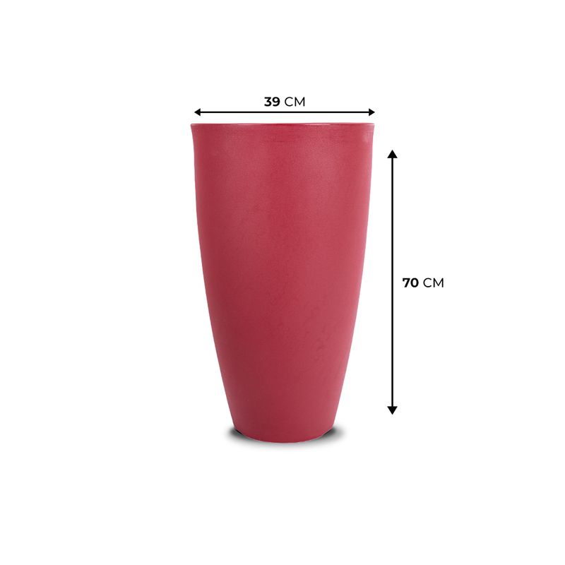 KIT DE 4 VASOS VIETNAMITA VERDES E VERMELHOS 2984