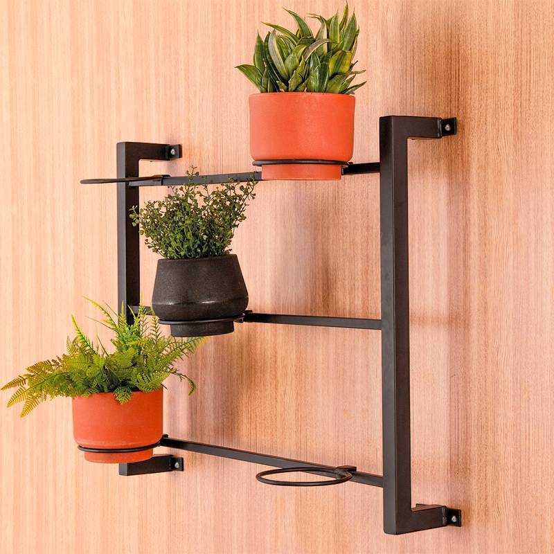 SUPORTE DE PAREDE MODULAR CERRADO PRETO
