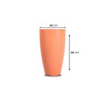 KIT DE 3 VASOS VIETNAMITA TERRACOTA 3707