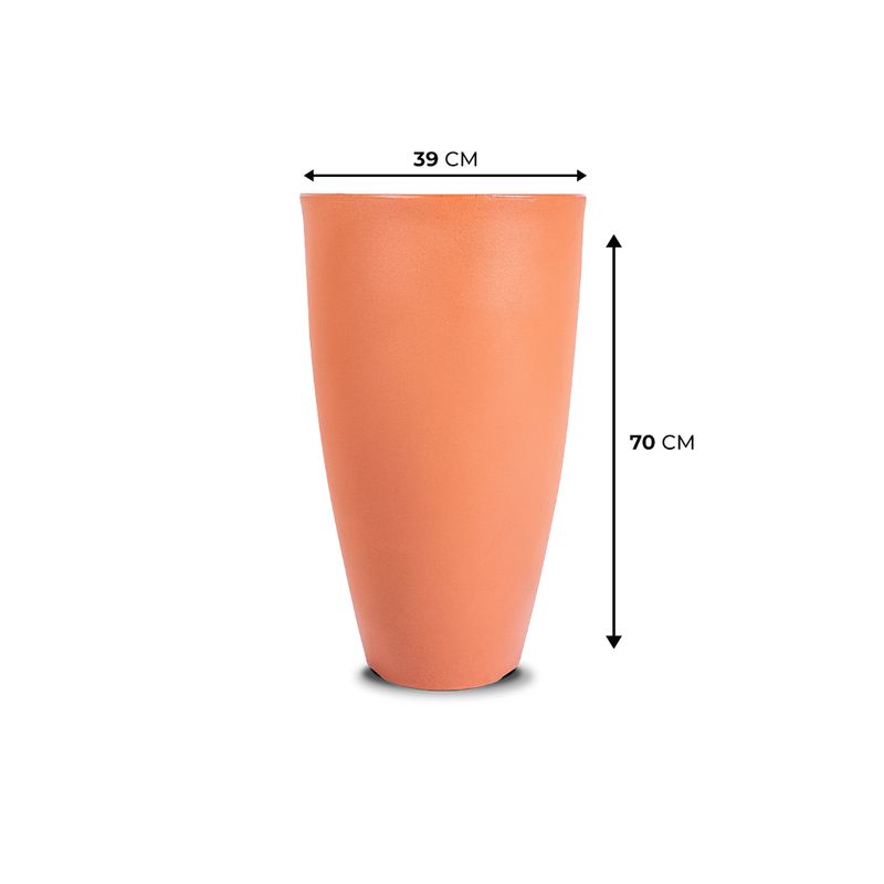 KIT DE 3 VASOS VIETNAMITA TERRACOTA 3708
